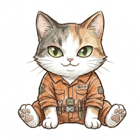 猫の手キャラクター